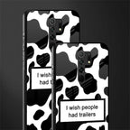 i wish people had trailers glass case for poco m2 image-2