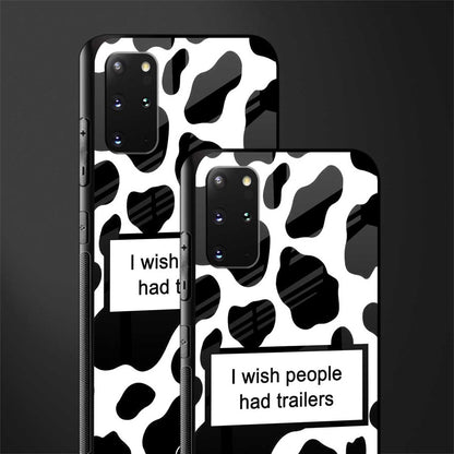 i wish people had trailers glass case for samsung galaxy s20 plus image-2