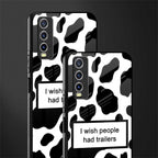 i wish people had trailers glass case for vivo y20 image-2