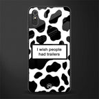i wish people had trailers glass case for redmi 9a image
