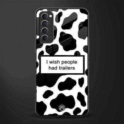 i wish people had trailers glass case for oppo reno 4 pro image