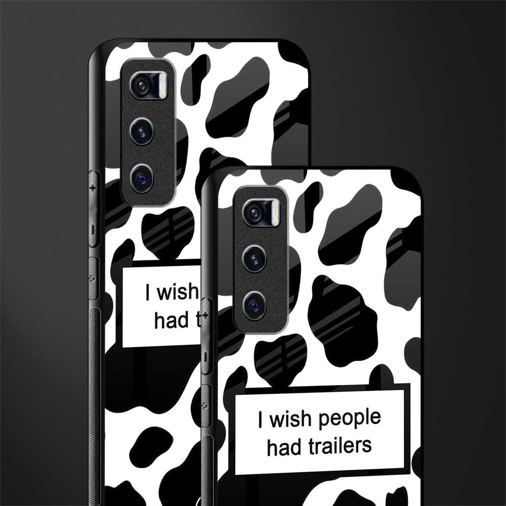 i wish people had trailers glass case for vivo v20 se image-2