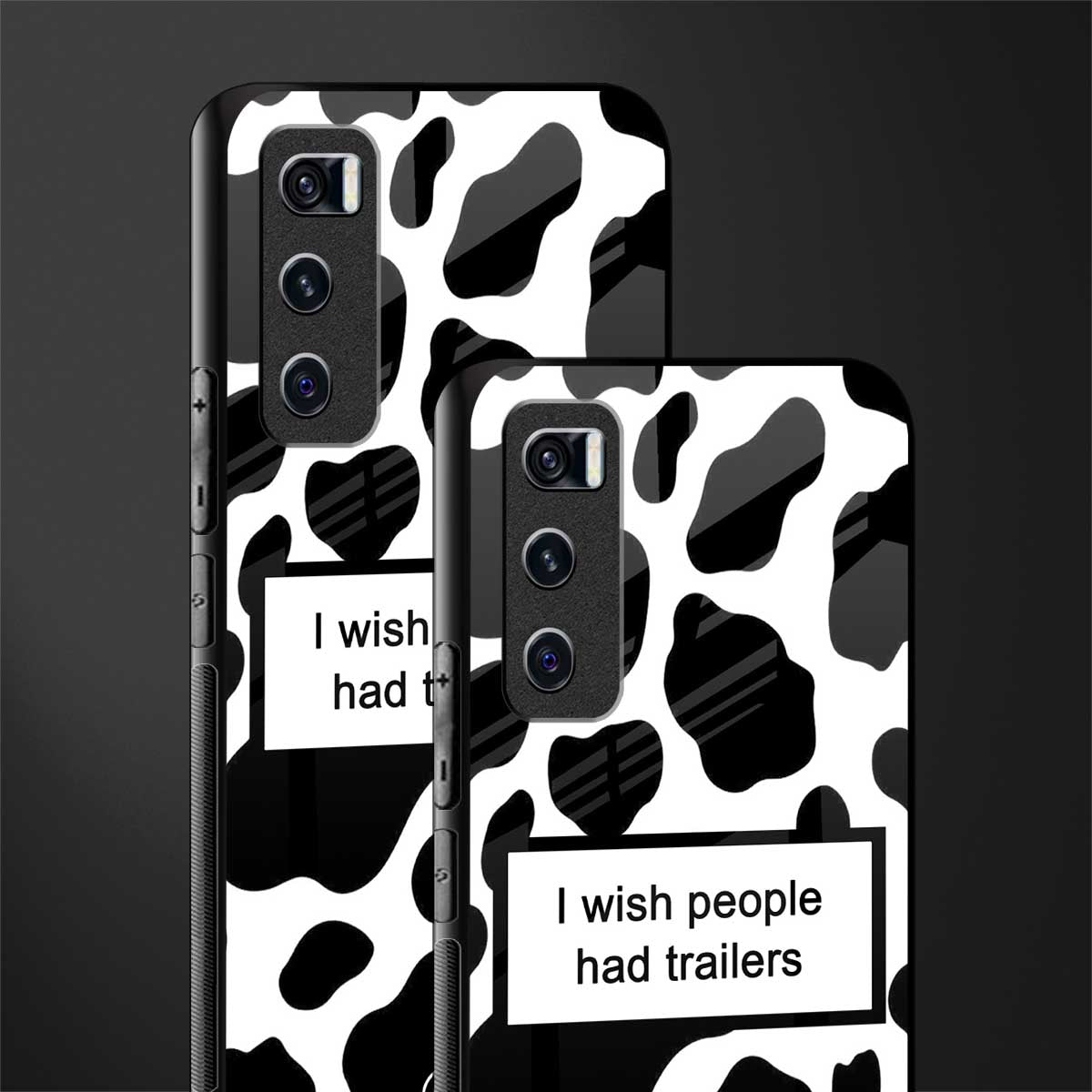 i wish people had trailers glass case for vivo v20 se image-2