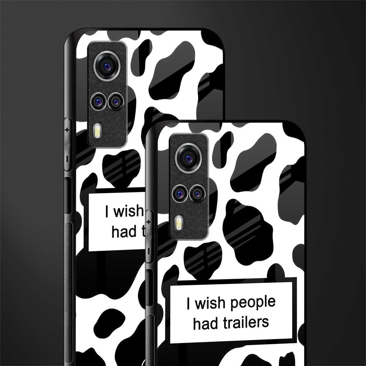 i wish people had trailers glass case for vivo y53s image-2
