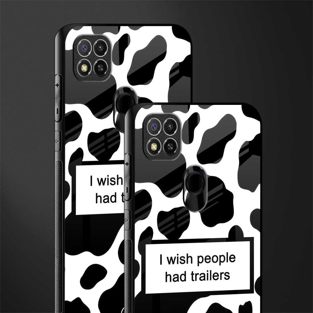 i wish people had trailers glass case for redmi 9 image-2