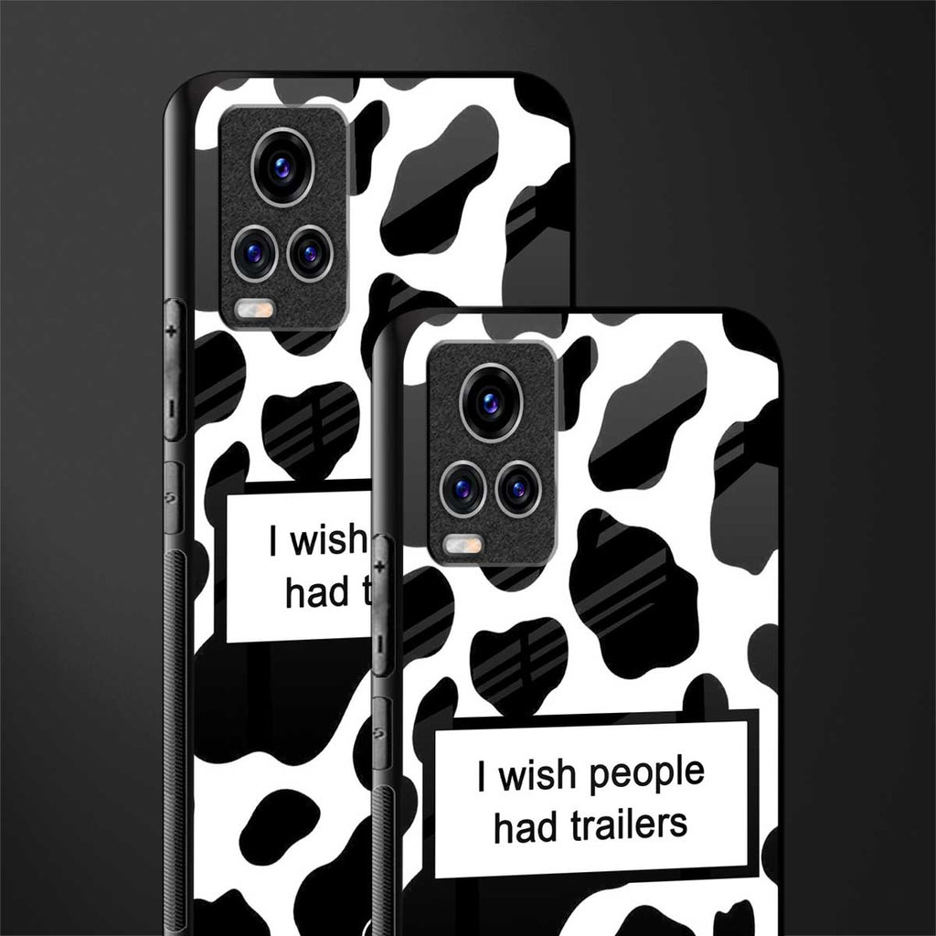 i wish people had trailers glass case for vivo v20 pro image-2