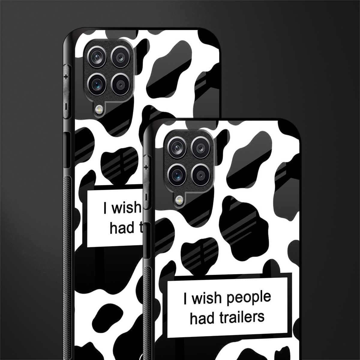 i wish people had trailers glass case for samsung galaxy a12 image-2