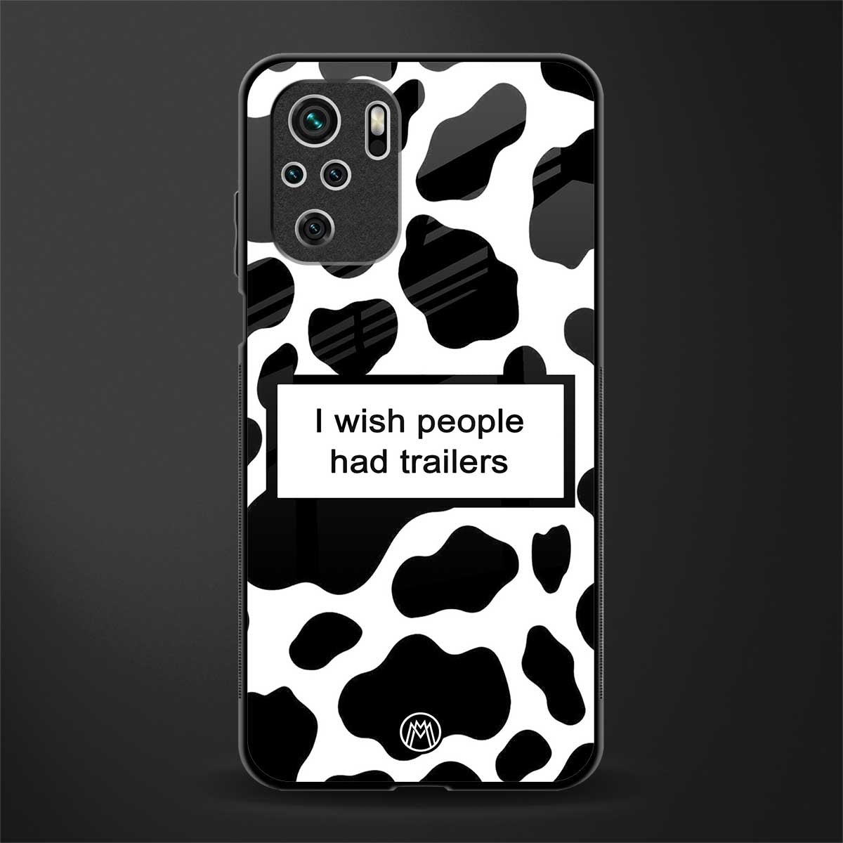 i wish people had trailers glass case for redmi note 10 image