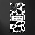 i wish people had trailers glass case for redmi note 10s image