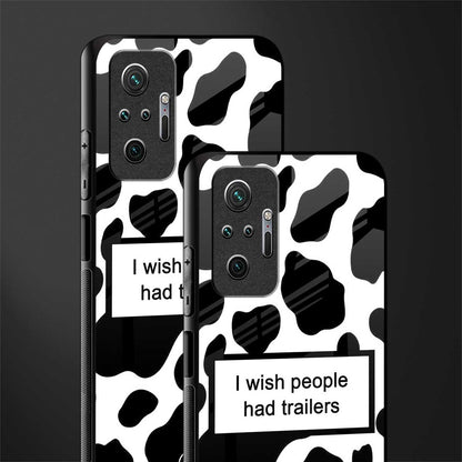 i wish people had trailers glass case for redmi note 10 pro image-2