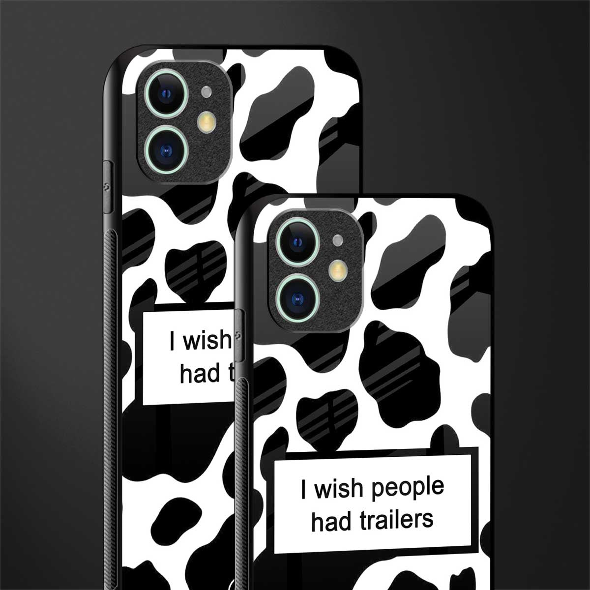 i wish people had trailers glass case for iphone 12 mini image-2