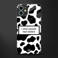 i wish people had trailers glass case for iphone 11 image