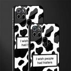 i wish people had trailers glass case for realme c21 image-2
