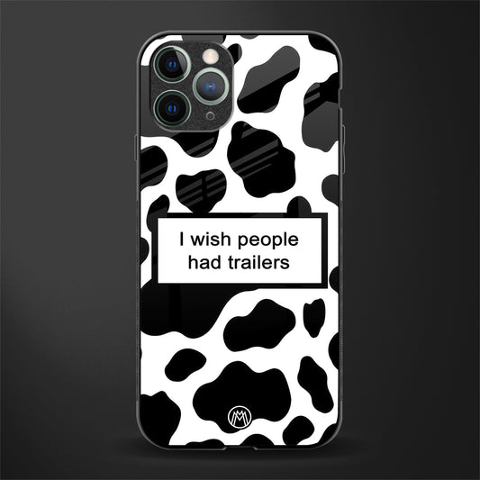i wish people had trailers glass case for iphone 11 pro image