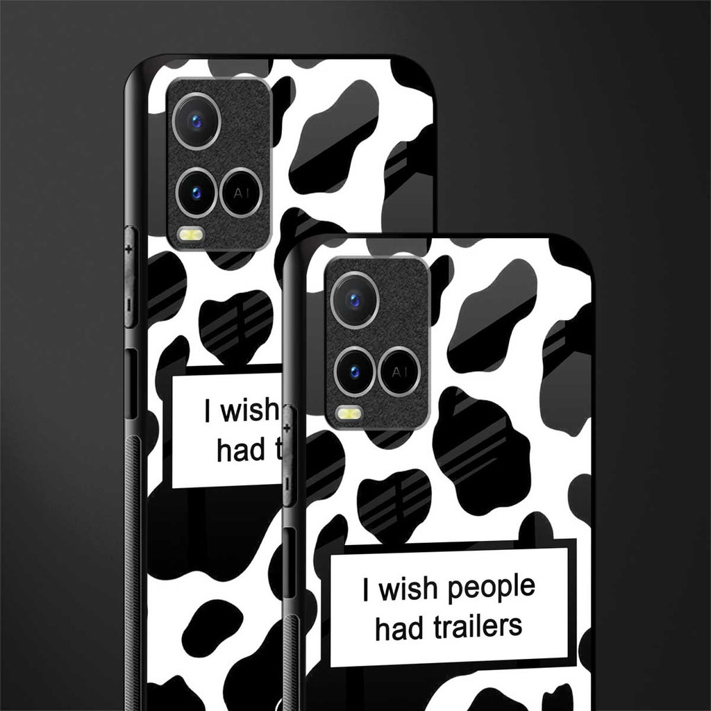 i wish people had trailers glass case for vivo y21s image-2