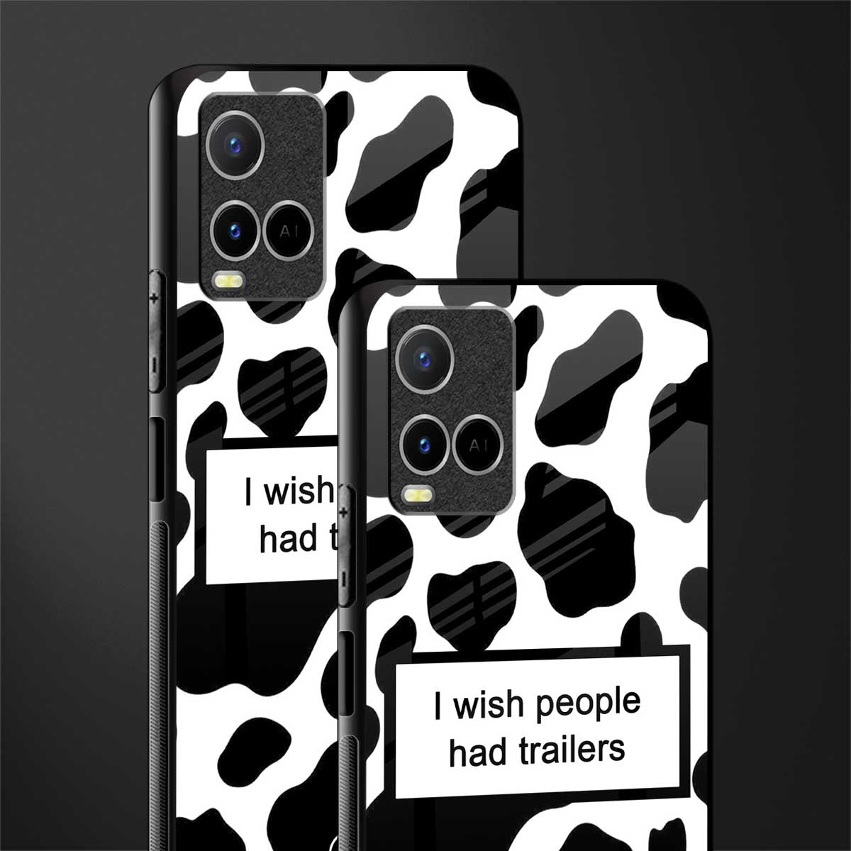 i wish people had trailers glass case for vivo y21s image-2