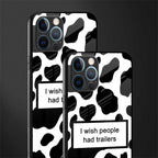 i wish people had trailers glass case for iphone 12 pro max image-2