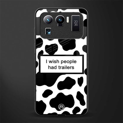 i wish people had trailers glass case for mi 11 ultra 5g image