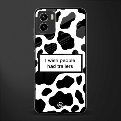 i wish people had trailers glass case for vivo y15s image