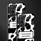 i wish people had trailers glass case for vivo x70 image-2