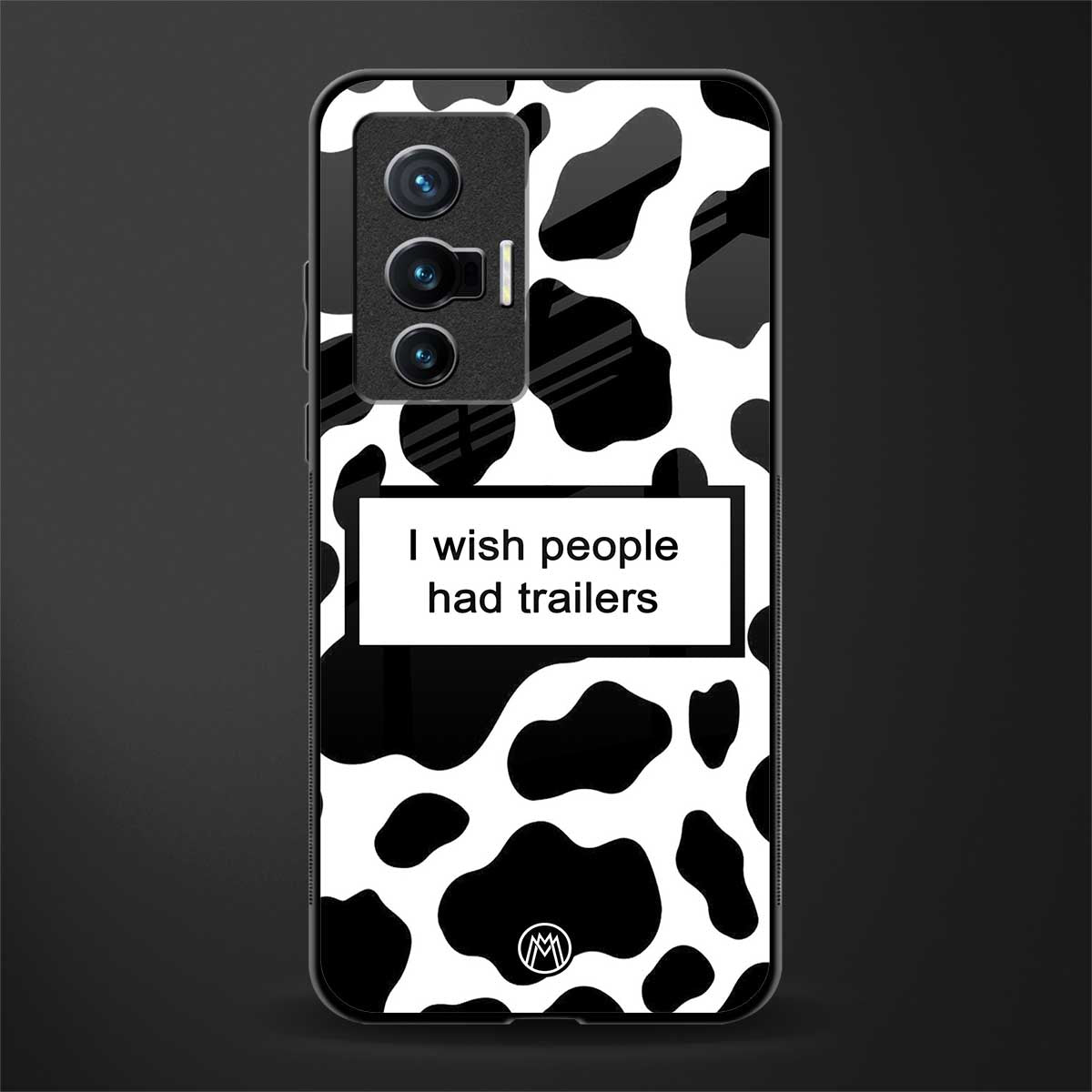 i wish people had trailers glass case for vivo x70 image