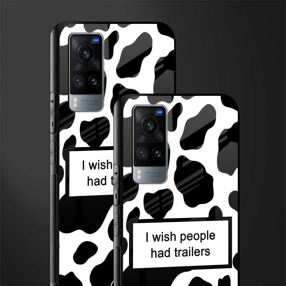 i wish people had trailers glass case for vivo x60 image-2