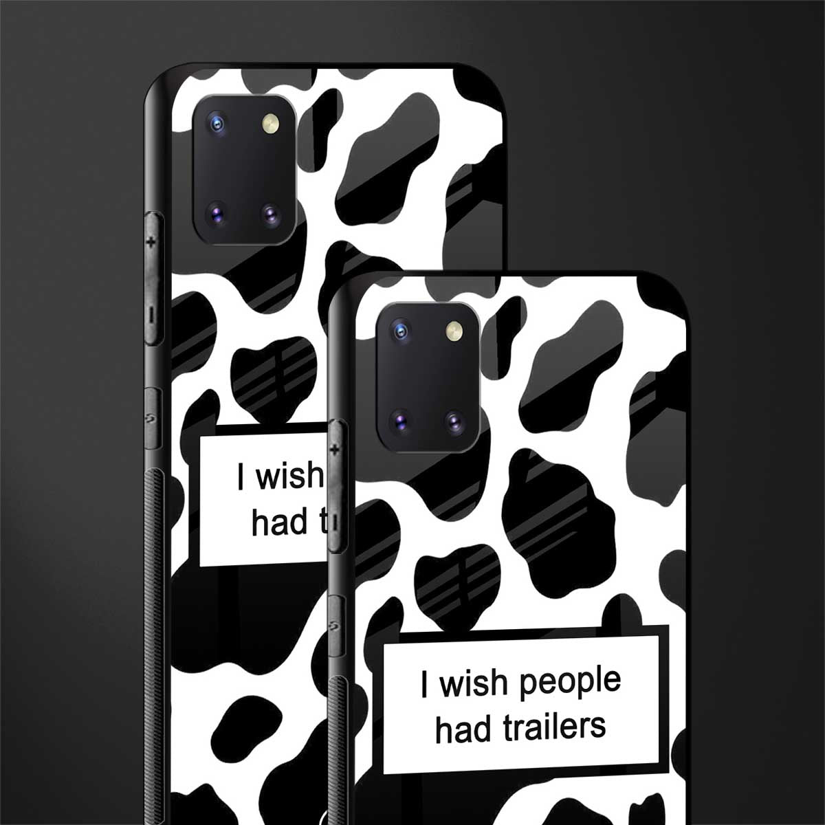 i wish people had trailers glass case for samsung a81 image-2