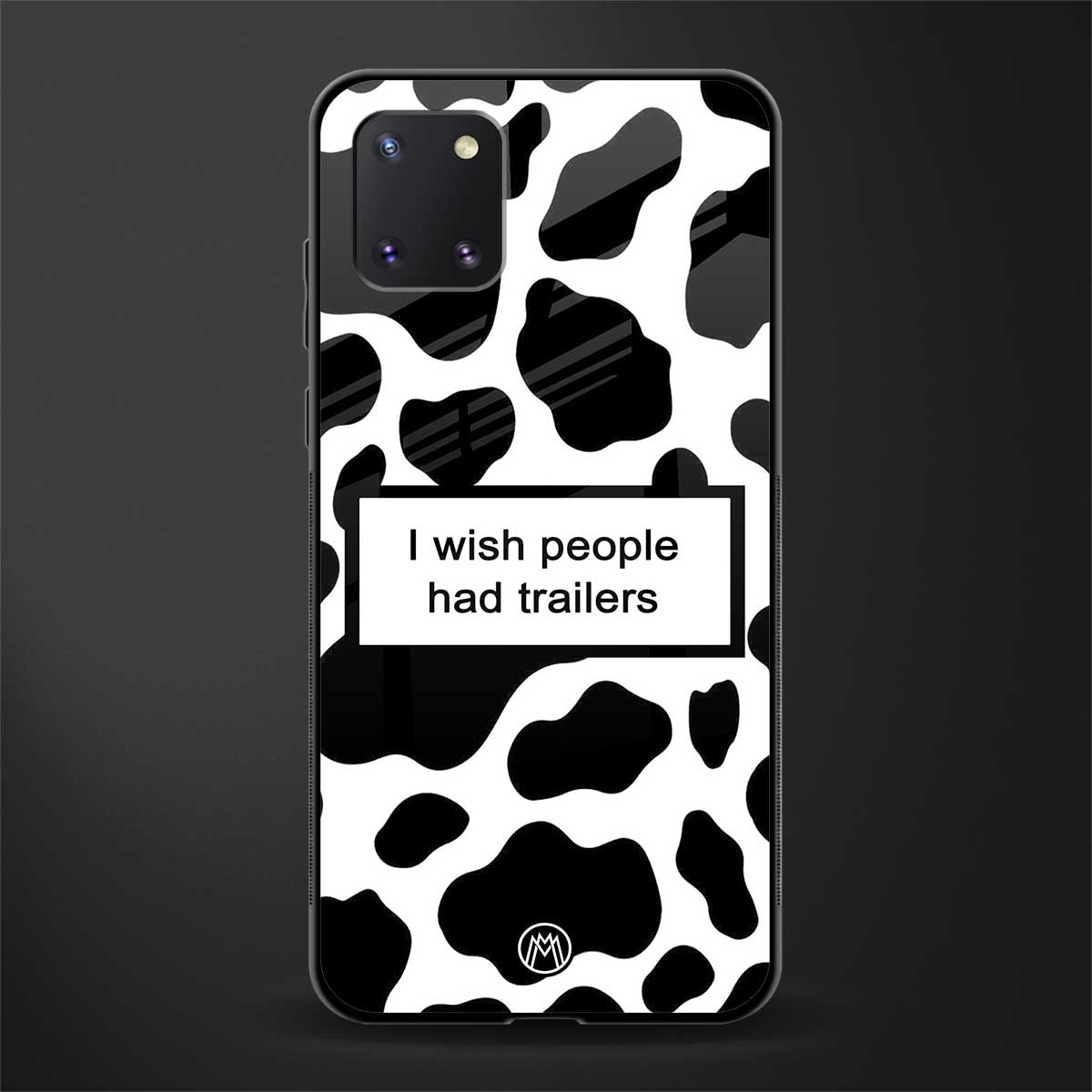 i wish people had trailers glass case for samsung a81 image