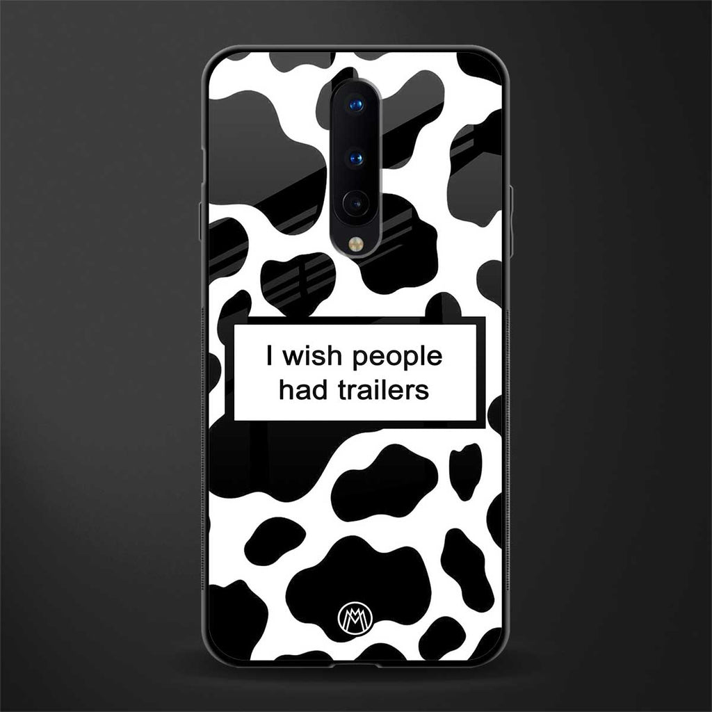 i wish people had trailers glass case for oneplus 8 image