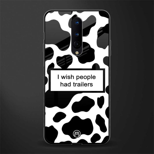 i wish people had trailers glass case for oneplus 8 image