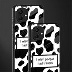 i wish people had trailers back phone cover | glass case for samsung galaxy a04