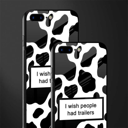 i wish people had trailers glass case for iphone 7 plus image-2