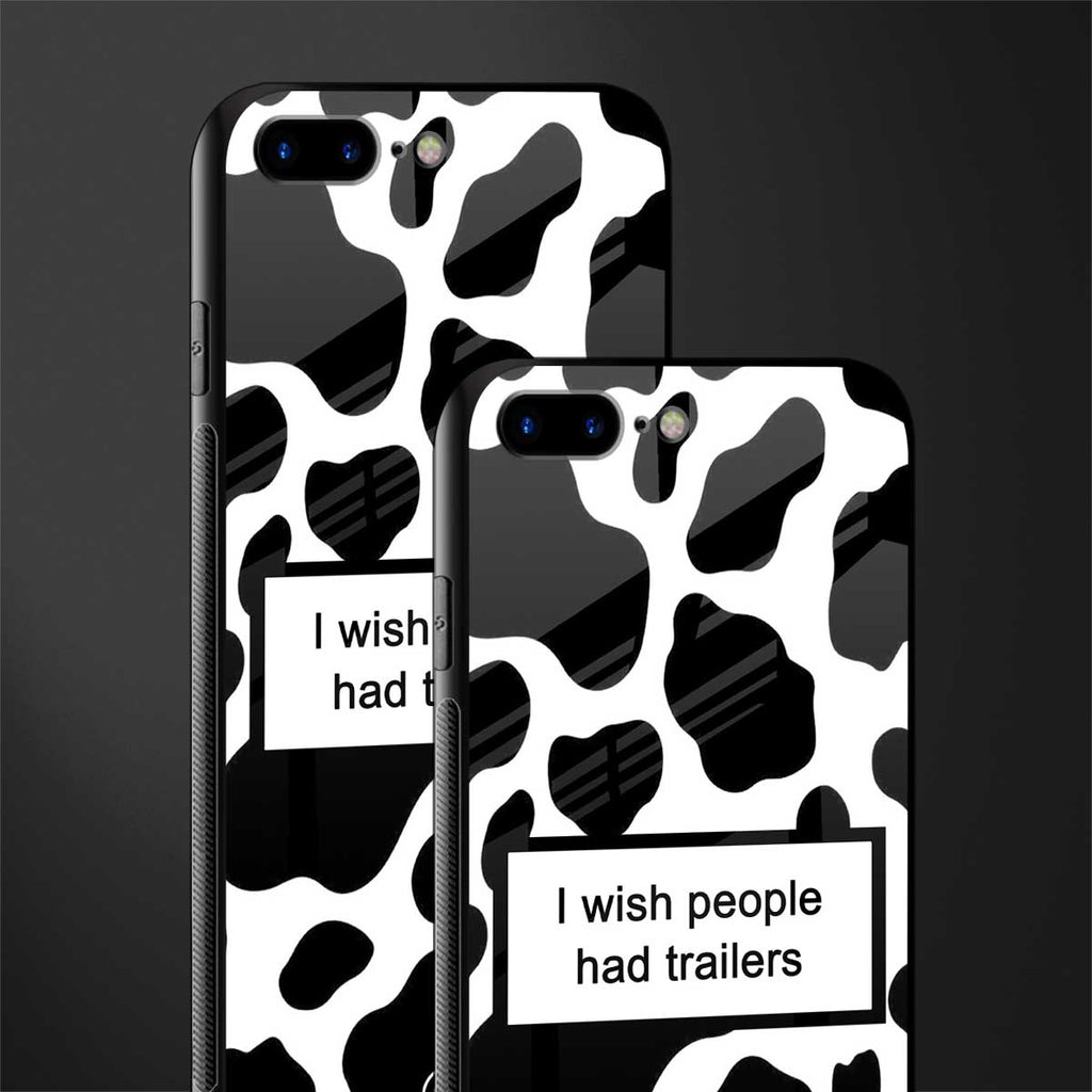 i wish people had trailers glass case for iphone 8 plus image-2