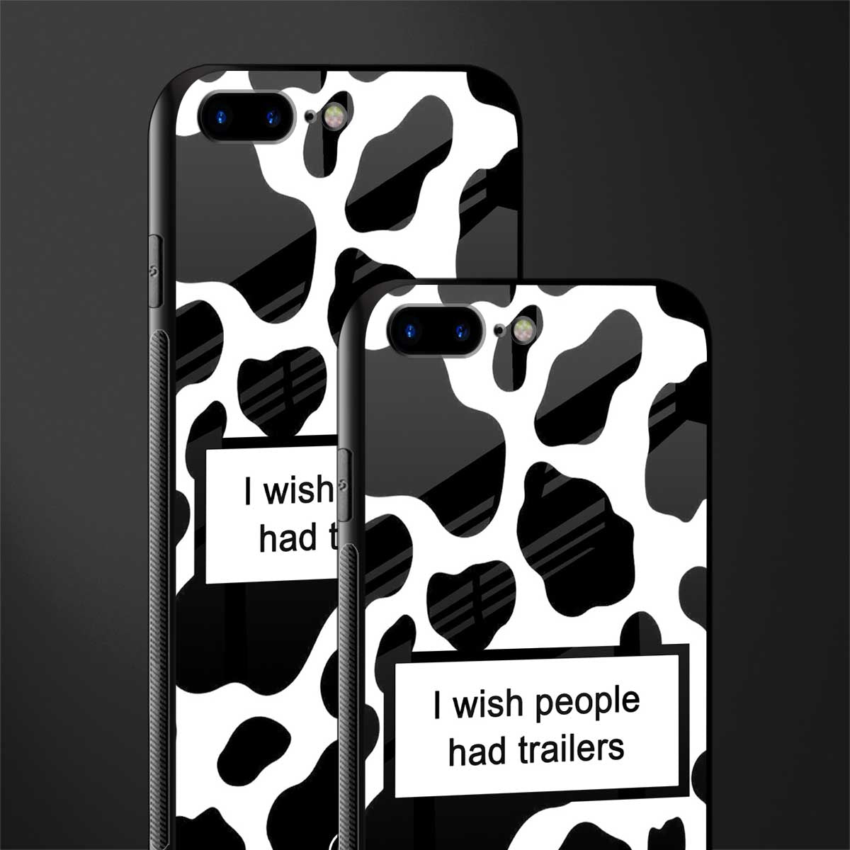 i wish people had trailers glass case for iphone 8 plus image-2