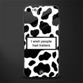 i wish people had trailers glass case for iphone se 2020 image