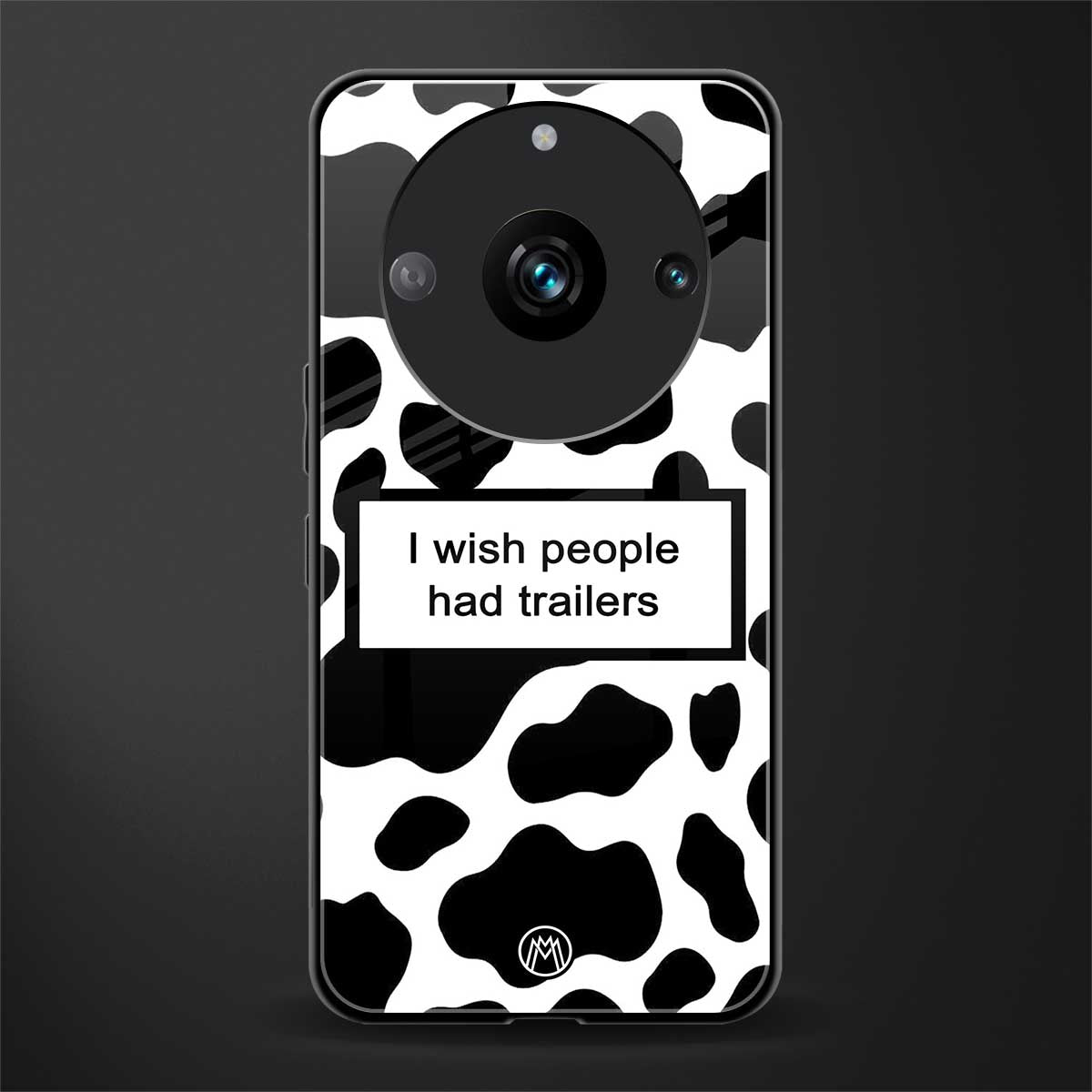 i wish people had trailers back phone cover | glass case for realme 11 pro 5g