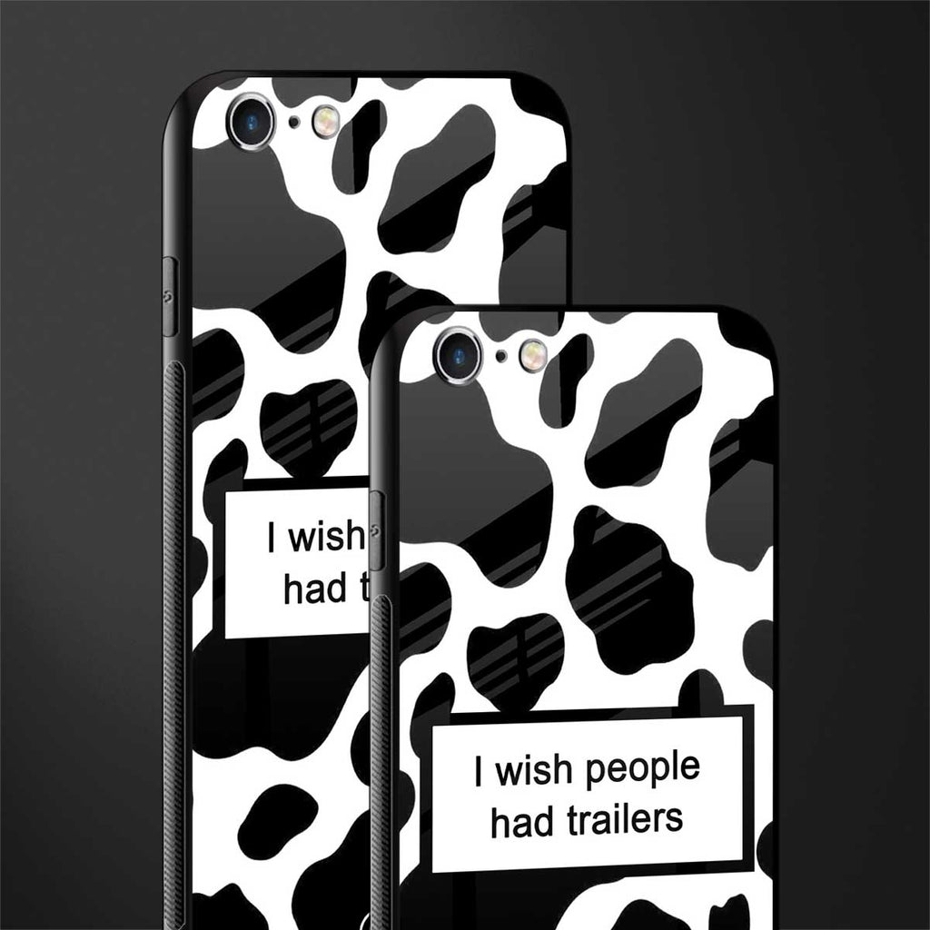 i wish people had trailers glass case for iphone 6s image-2