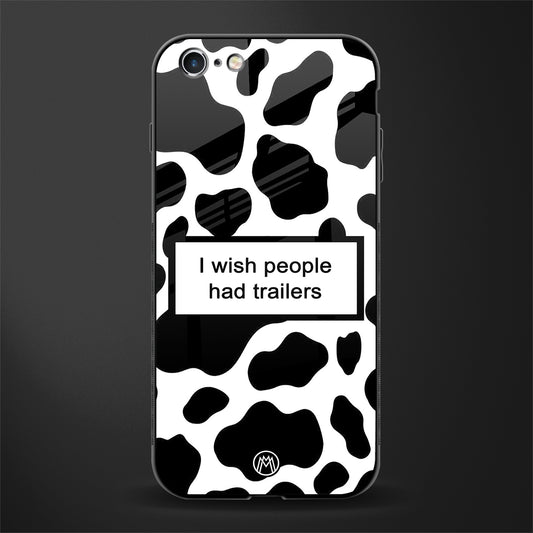 i wish people had trailers glass case for iphone 6 plus image
