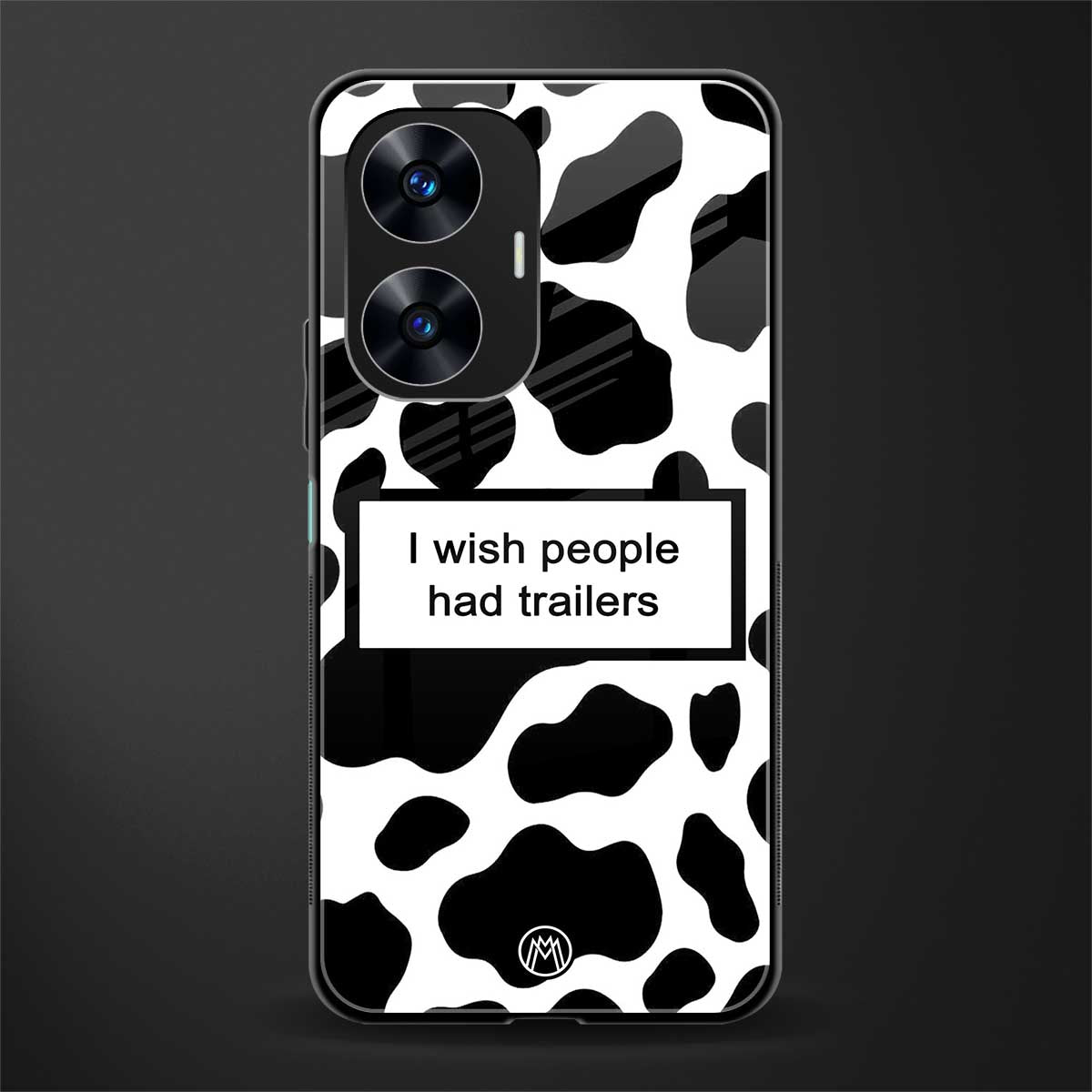 i wish people had trailers back phone cover | glass case for realme c55