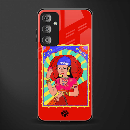 idgaf queen back phone cover | glass case for samsung galaxy f23 5g