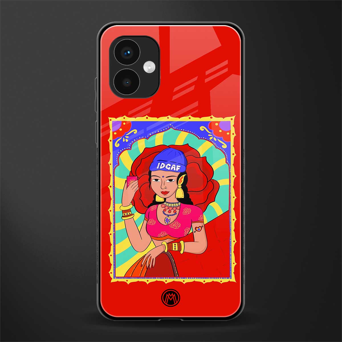 idgaf queen back phone cover | glass case for samsung galaxy a04