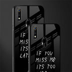 if you miss me its too late glass case for realme 3 pro image-2