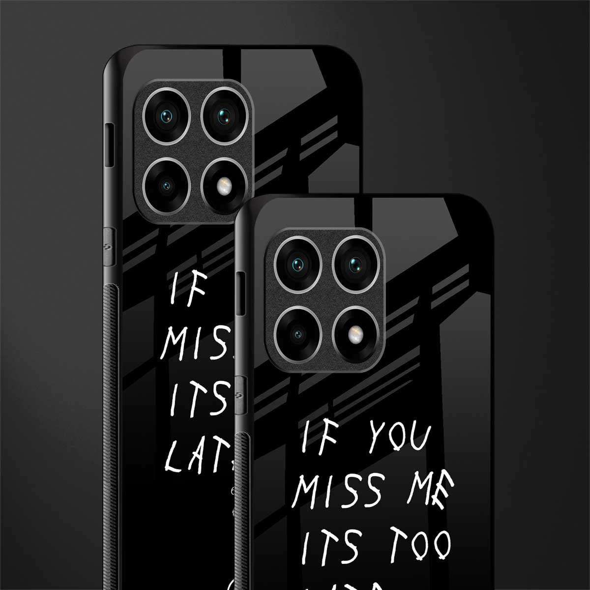 if you miss me its too late glass case for oneplus 10 pro 5g image-2
