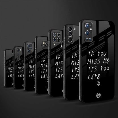 if you miss me its too late glass case for samsung galaxy note 8 image-3