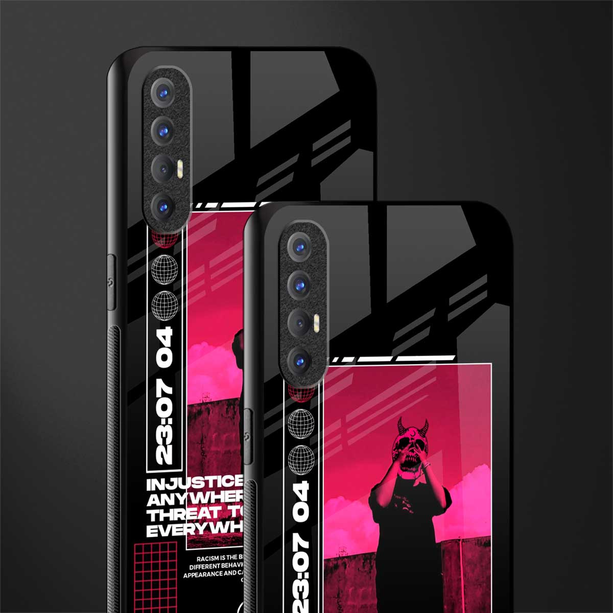 injustice glass case for oppo reno 3 pro image-2