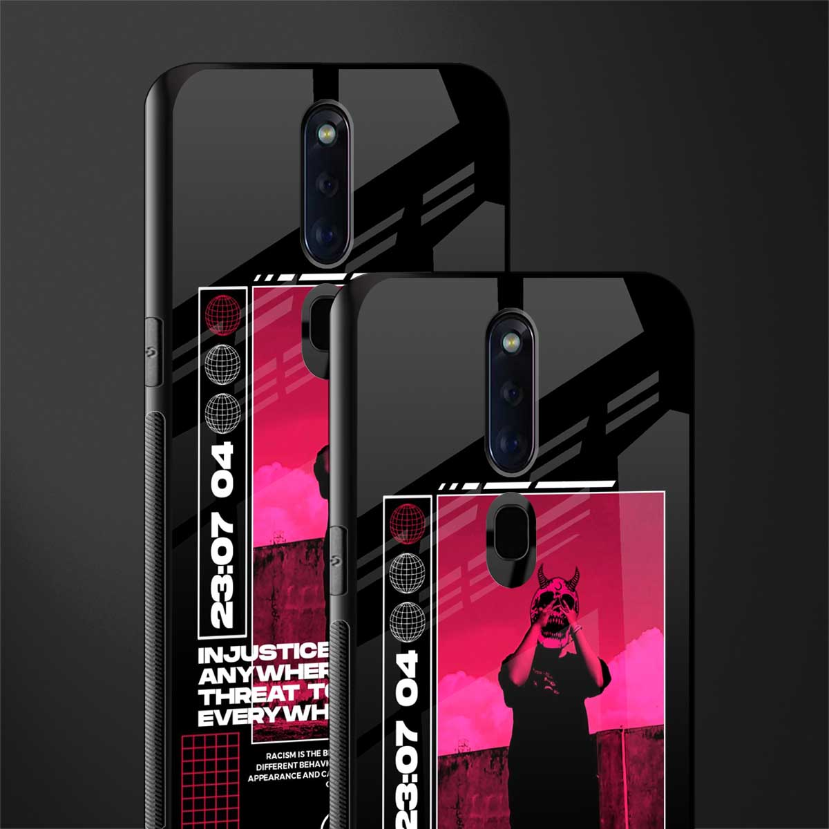 injustice glass case for oppo f11 pro image-2