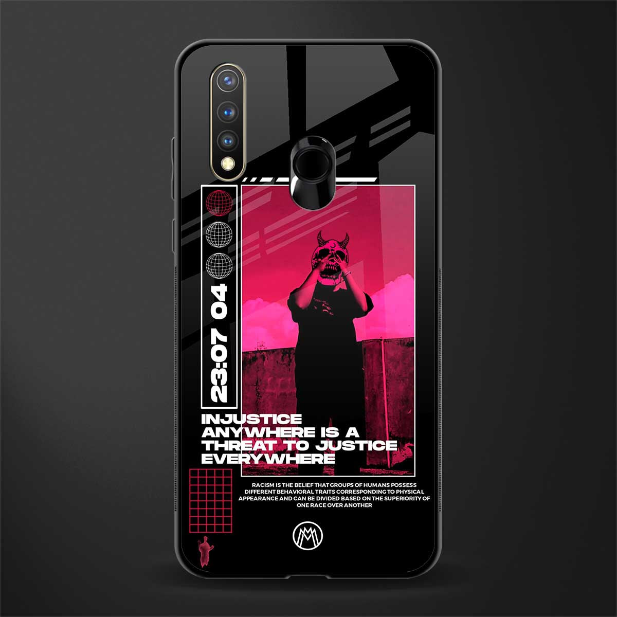 injustice glass case for vivo u20 image