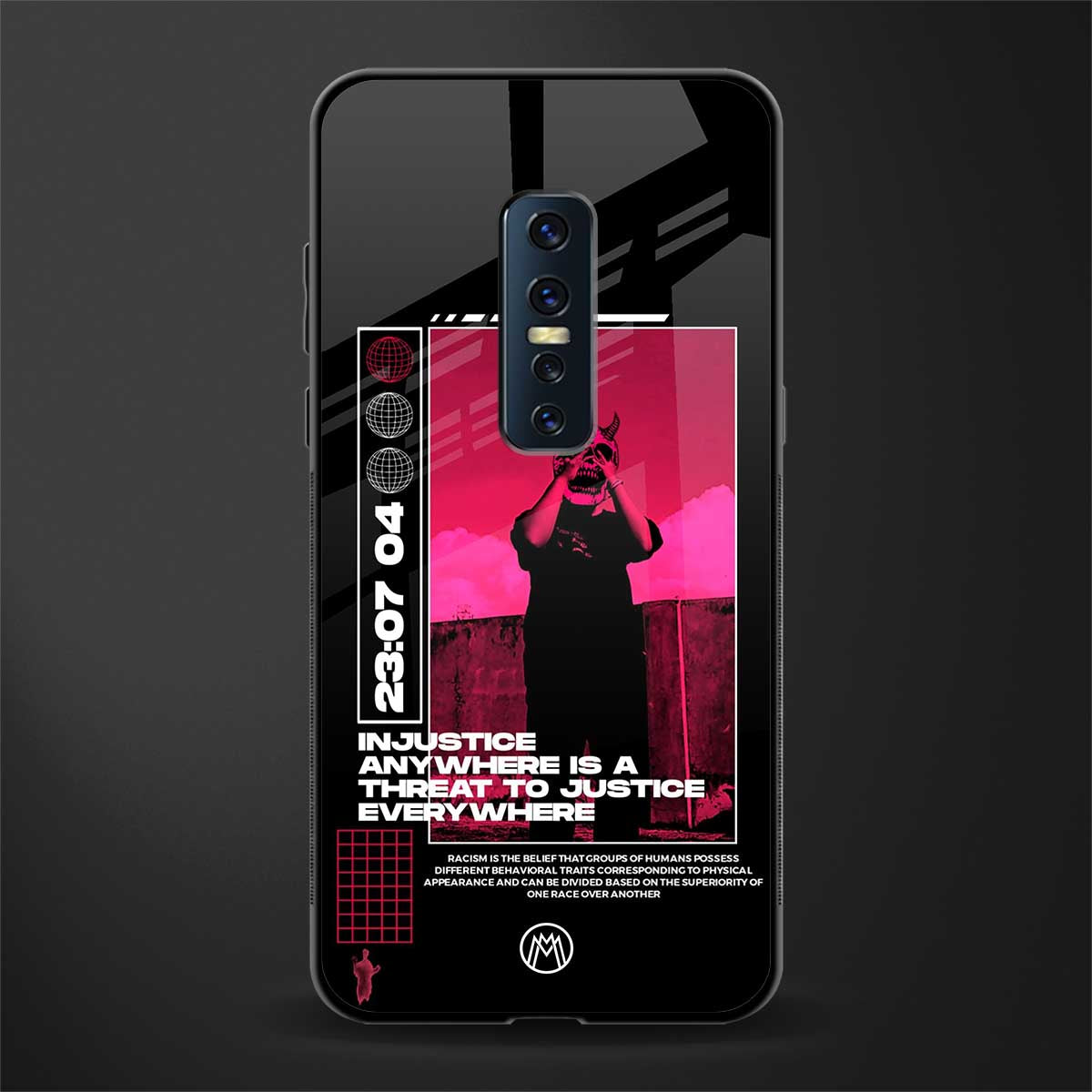 injustice glass case for vivo v17 pro image