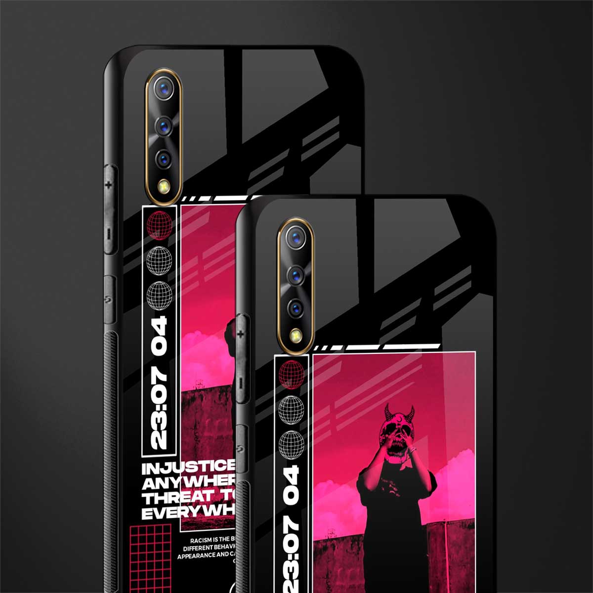 injustice glass case for vivo s1 image-2