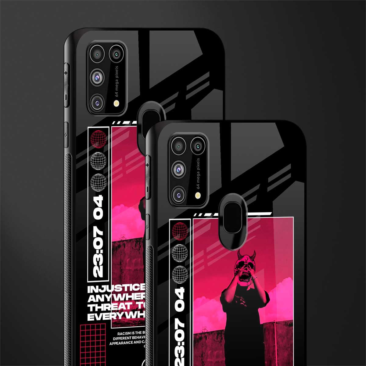 injustice glass case for samsung galaxy m31 image-2
